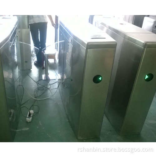 High-End Residential Waterproof Flap Turnstile Security Gate